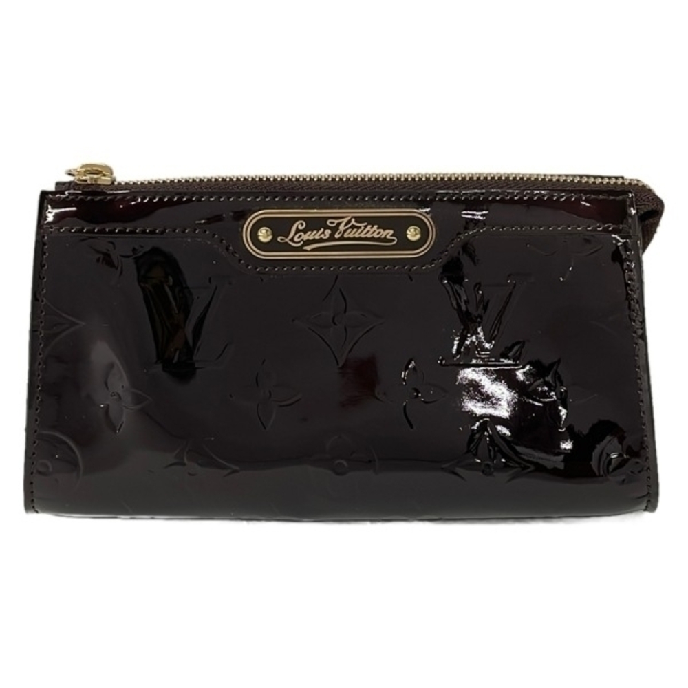 Louis Vuitton Trousse Cosmetic Leather Amarante Purple Pouch Clutch Vernis